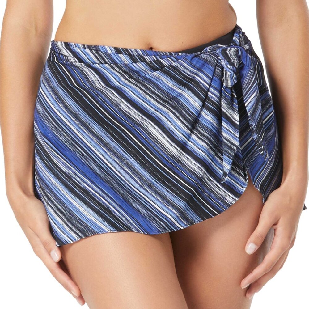 NWT Coco Reef Contours Halo Sarong Skirt with bikini bottom - Multi - Size M